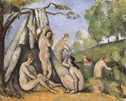 Paul Cezanne Bath woman who oil painting reproduction